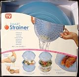 Review   / As Seen on Tv Smart Strainer Colander Blue