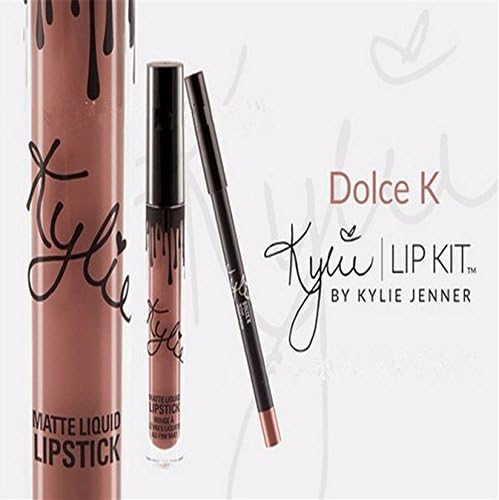 New Female Kylie Long Lasting Lipstick Lip Gloss Liquid Matte Lip Liner Makeup Cosmetic (DOICEK)