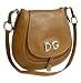 Dolce & Gabbana Chestnut Pebbled Leather Flap Hobo BB1689-A1588-80039