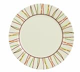 Luminarc - 9299938 - Lot de 6 Assiettes Plates - 26,5 cm - Zenix Embrodery