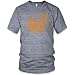 Vintage Boombox Graffiti (Orange) Tri-Blend T-Shirt