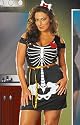 Sexy Skelly Plus - Women's Sexy Plus Size Halloween Costume Lingerie Outfit