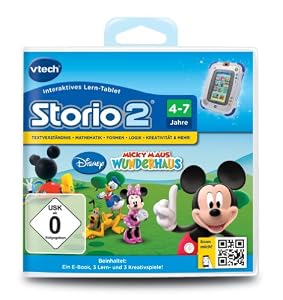 VTech 80-230404 - Storio 2 Lernspiel Micky Maus Wunderhaus