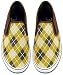 NOTW (Not of this world) Checkerboard Argyle Slip On Shoes for Men