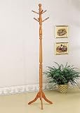 Solid wood Coat Rack in natural warm Oak