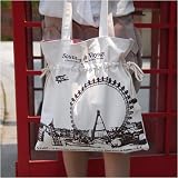[1343] Souvenirs de Voyage Canvas Bag - Paris