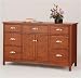 Home Styles 5273-43 CH-20 Cherry-Crosstimbers Double Dresser in Cherry