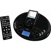 Maxx Digital iEMX262 Digital Executive AM/ FM Clock Radio with iPod Dock - Black