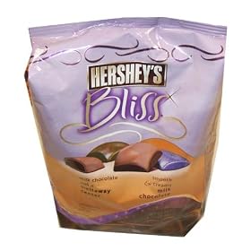 Hersheys Bliss Smooth and Creamy Milk Chocolate 30 Ounce Holiday Christmas Gift