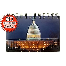 3-D United States Capitol Washington , DC Souvenir Notepad