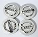 Tripoint 4 Pcs 60mm Wheel Center Caps Hubcaps for Nissan Aeolus Primera Altima MICRA Note Qashqai