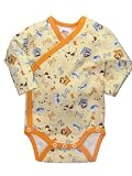 Itzy Bitzy Good Dog Long Sleeve Wrap Onezie by Zutano - Multi-colored - Preemie