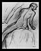 Edgar Germain Hilaire Degas (Nudes a REIT) Framed Art Poster Print - 11 X 17