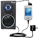 10 Watt Battery Powered Portable Amplified Audio Speaker with Dual charger also charges the Audiovox PPC 6700