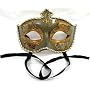 Venetian Style White and Gold Mask -masquerade RedSkyTrader