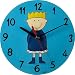 Mila Childrens Wall Clock, Little Prince, Hand Painted, Diameter 22 cm