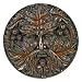 Greenman Plaque - Fall - Cold Cast Resin - 5.5" Diameter