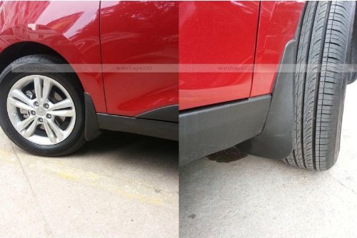 Black Auto parts 4PCS Mudguard Splash Guard Mud 