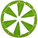 Exalt Dye Rotor Paintball Loader FeedGate - Lime Green