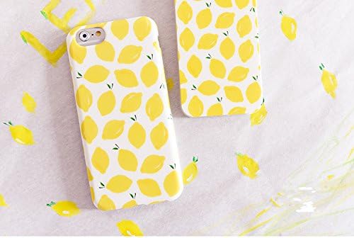 iPhone 6 Case, iPhone 6s Case, TOPS TECHNOLOGY™ Summer Fruit Series Iphone 6/6s Case, Soft TPU Fruit Case for iPhone 6/6s (Little Lemon)