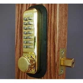 DIGITAL SYSTEMS 2210 BB KEYLESS ENTRY DOOR LOCK 1-5/8" X 5-1/2"