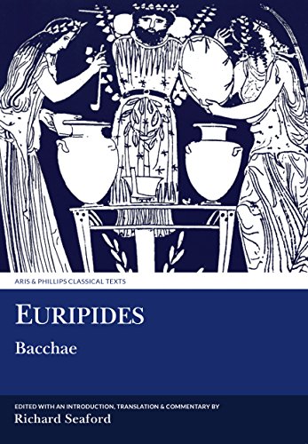 euripides bacchae plays of euripides ancient greek edition