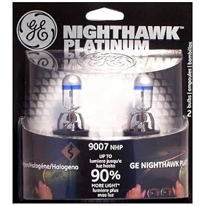 GE Nighthawk PLATINUM Headlight Bulbs (2-Pack) $10 AR