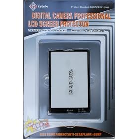 GGS Optical Glass LCD Screen Protector for Leica D-lux 4 and Panasonic Lx-3 Digital Cameras