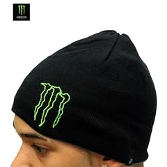 One - Monster Grees Beanie - Black Monster Green
