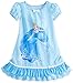 Disney Store Cinderella Big Girls' Blue Ruffles Nightshirt