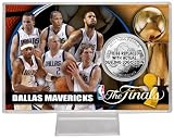 NBA Dallas Mavericks 2011 Finals Silver Coin Card