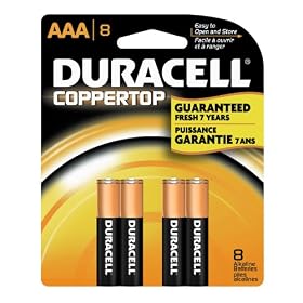 Duracell Ultra AAA Batteries (8 Batteries)