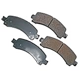 Akebono ACT974A ProACT Ultra-Premium Ceramic Brake Pad Set by Akebono