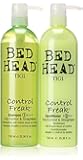 Tigi Bed Head Control Freak Shampoo 25.36oz(750ml)& Conditioner 25.36oz(750ml) Frizz Control & Straightener