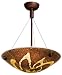 Access Lighting 23200-BRZ/AMZ 3 Light Safari Italian Art Glass