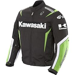 Joe Rocket Supersport Men's Kawasaki Replica Textile Street Motorcycle Jacket - 2010 Model