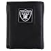 Oakland Raiders Mens NFL Genuine Leather Tri-fold Wallet