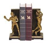 Sterling Home Pair of Vintage Football Touchdown Bookends