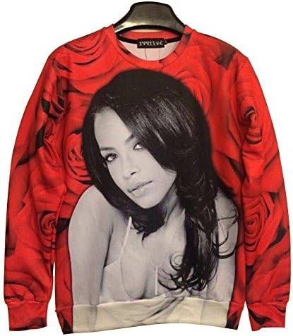 Unisex 3D American Fag Sweater Aaliyah Sweatshirt T Shirts (M)