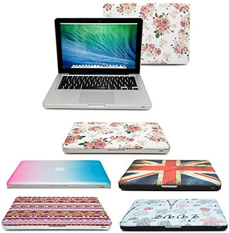 ORDEL® Slim Patterned Crystal Cover Case For Apple Macbook Pro / Retina 13" &amp; 15" (15" Pro, Retro 3 Colour)