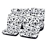 Housses voiture - 6 pieces - Couvre sièges auto - Vache