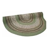 Thorndike Mills Beantown Braided Rug - Boston Garden Green