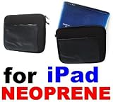 NEEWER® Black Neoprene Skin Pouch Case w/ Metal Kickstand Prop for Apple iPad