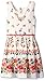 Beautees Girls' Big Border Print Skater Dress