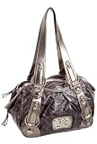 KATHY Van Zeeland Triple Play Medium Satchel,Steel Zebra,one size