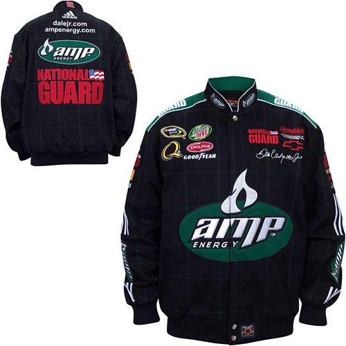 Buy JH Design Dale Earnhardt, Jr. Amp Energy Black Twill Uniform Jacket by Chase Authentics