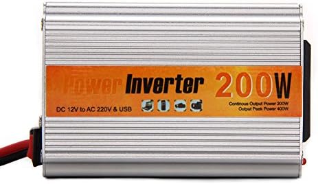 200W DC 12V to AC 220V Auto Car Inverter USB Power Supply Adaptor Converter New