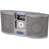 Emerson iP100SLA Portable Sound System with Digital Clock and Alarm Functions