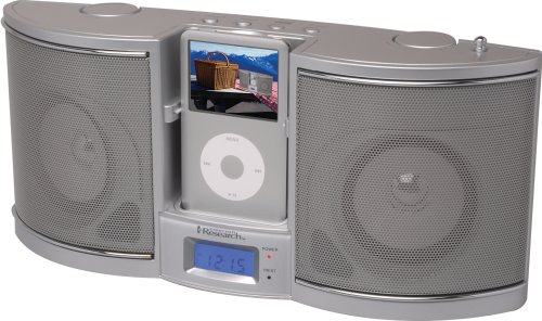 Emerson iP100SLA Portable Sound System with Digital Clock and Alarm Functions