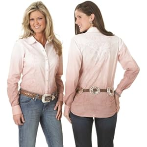 Wrangler Vintage Tonal Embroidery Blouse for lady Wrangler Vintage Tonal Embroidery Blouse for lady